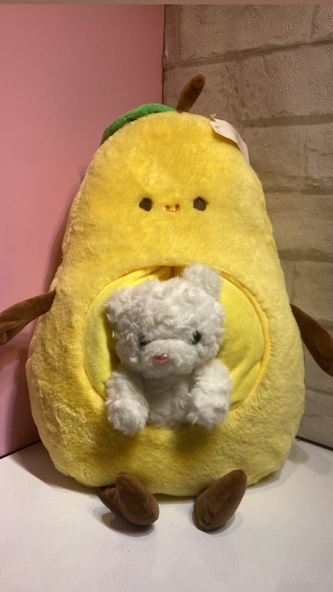 IMG_9859 عروسک گلابی | ارتفاع ۴۰ سانتیمتر - Image 1