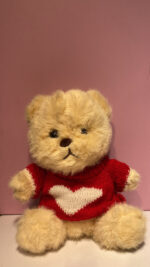 عروسک تدی  لباس قلبی